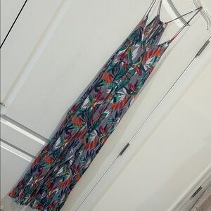 NATURA Spain - size medium- Tropical Print Maxi JUMPSUIT